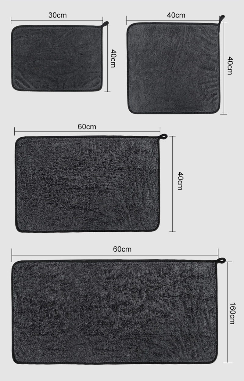 Double-Sided Car Drying Towel detail