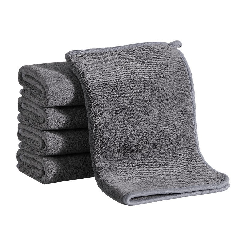 Dual-Layer Coral Fleece Towel detail