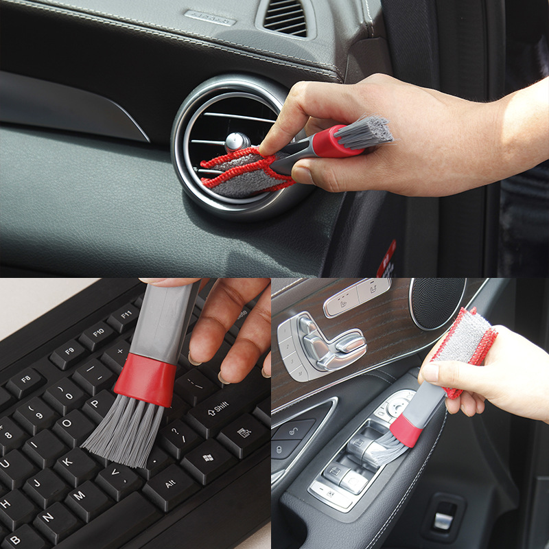 Dual-Ended Car Cleaning Brush detail