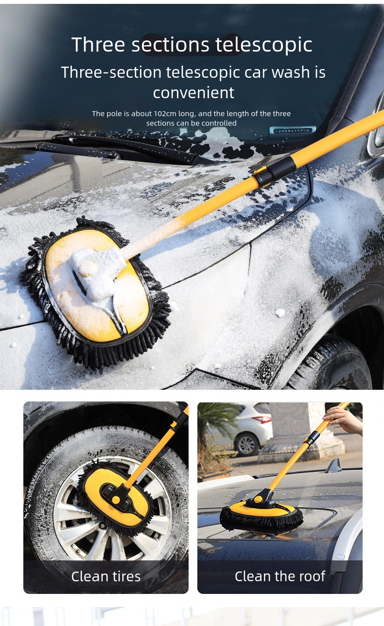 Telescopic Car Wash Mop detail