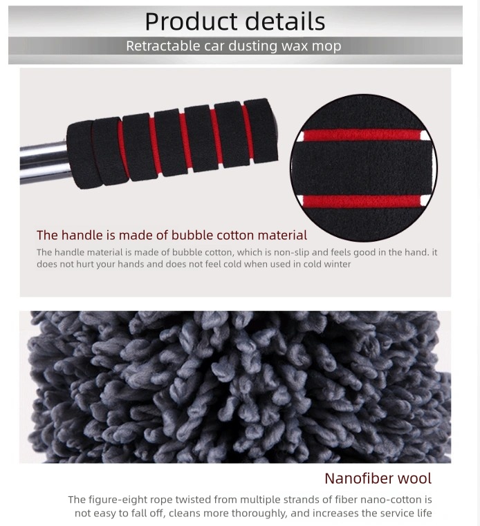 Extendable Microfiber Duster detail
