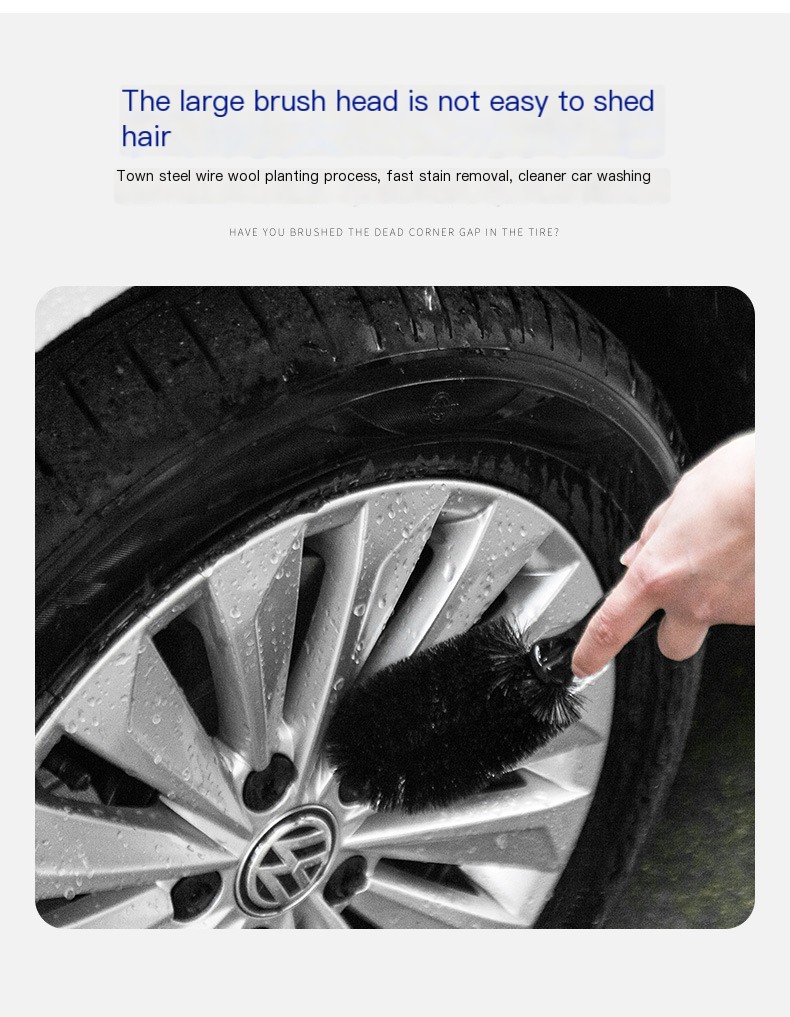 Tire & Wheel Cleaning Brush detail