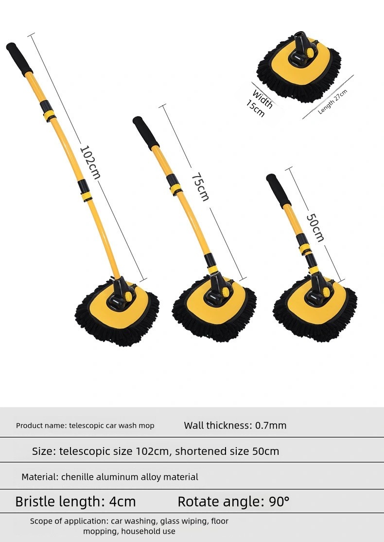 Telescopic Car Wash Mop detail
