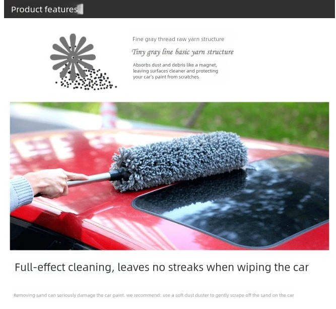 Extendable Microfiber Duster detail